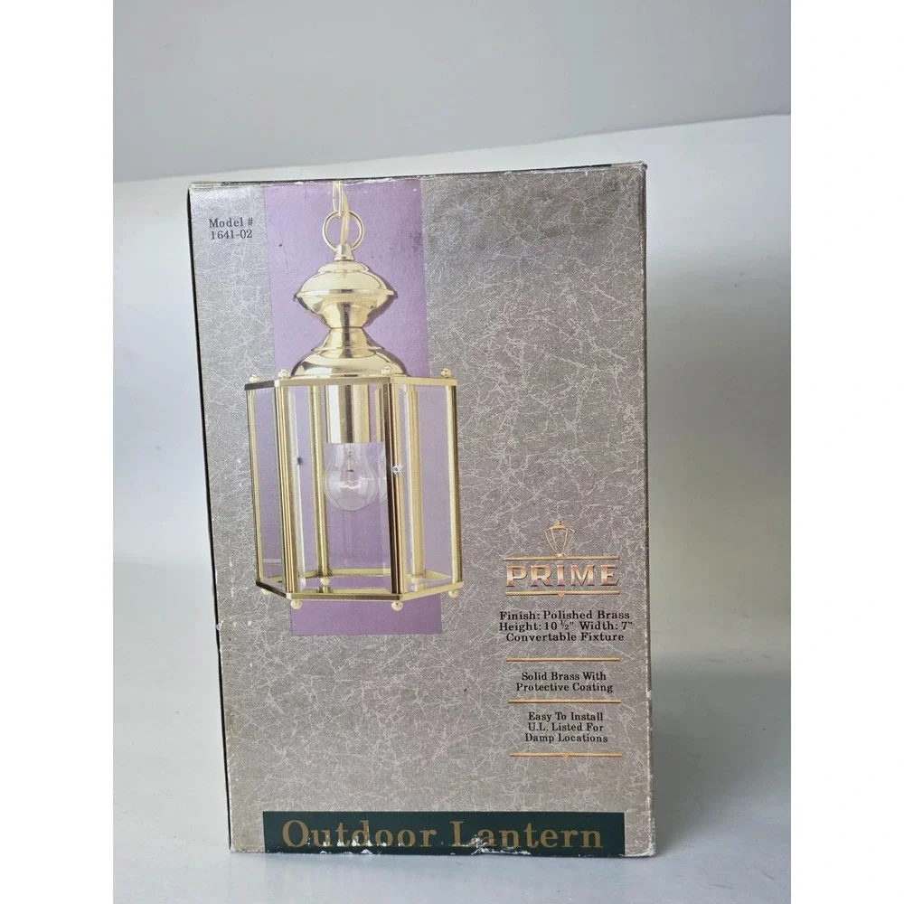 Vintage 1992 Prime Outdoor Lighting # 1641-02‎ Gold